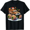 thumbnail image 1 of Funny Christmas Baking Cookies Truck Gingerbread Men Women T-Shirt TShirt, 1 of 4