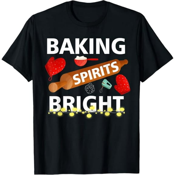 Funny Christmas Baking Light Design Gift Ideas T-Shirt
