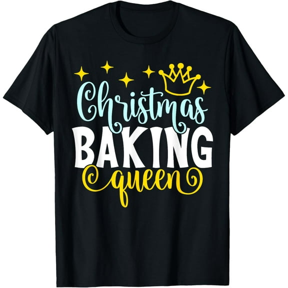 Funny Christmas Baking Queen Baking Christmas Cookie T-Shirt