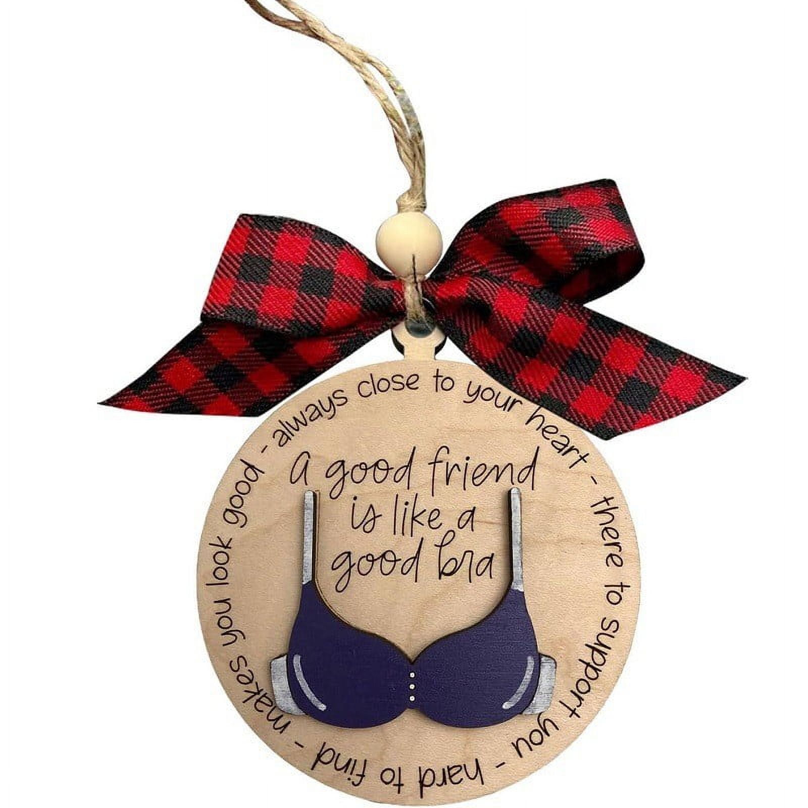 Funny Christmas Bra Ornament,Friendship Christmas Christmas Gifts Tree