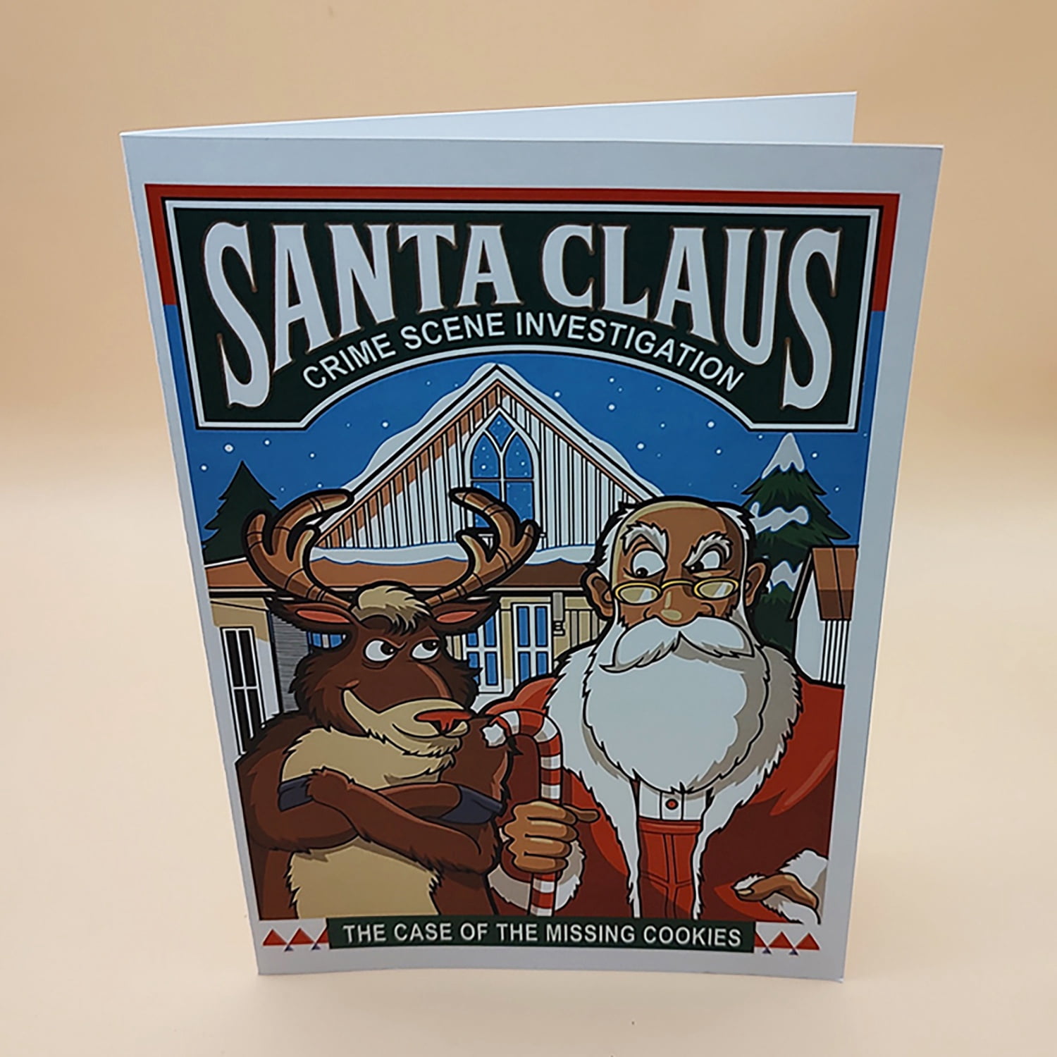 Funny Christmas Cards Santa Claus CSI Case of the Missing Cookies ...