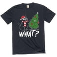 thumbnail image 1 of Funny Christmas Cat T-shirt Christmas Tree humorous pet holiday tee shirt (4X-Large Black), 1 of 6