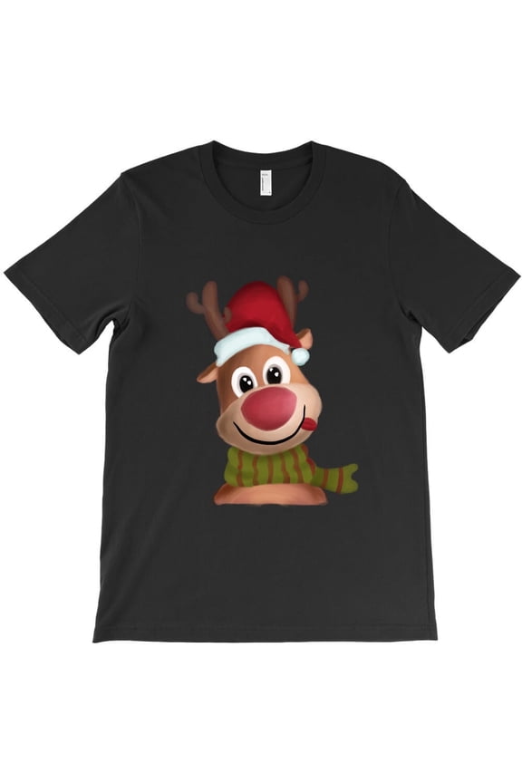 Funny Christmas Deer Holiday Reindeer Animal Graphic - Funny Gift for Him, H34695 Unisex T-Shirt, Up to 5XL Available