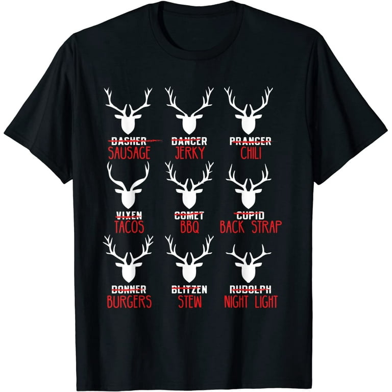 Funny Deer Shirt - Hunters All Of Santa's Reindeer T-Shirt Funny Deer Shirt - Hunters All Of Santa's Reindeer T-Shirt