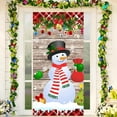 thumbnail image 1 of Funny Christmas Door Cover Banner Front Door Photo Backdrop Cloth Holiday Decoration Background Restroom Hanging Cloth Porch Sign Banner New Year Favor, 1 of 6