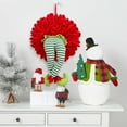 thumbnail image 1 of Funny Christmas Elf Leg Wreath with Plush Stuffed Legs, Festive Hanging Ornament for Door Wall Mantle and Xmas Tree Decorations, Holiday Party Decoration for Home Office Window, 1 of 4