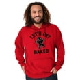 thumbnail image 1 of Funny Christmas Get Baked Gingerbread Unisex Plus Size Hoodie Brisco Brands 5X, 1 of 1