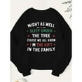 thumbnail image 1 of Funny Christmas Gift Family Sweatshirt, I'm The Gift Holiday Crewneck Pullover, S-3XL, 1 of 4