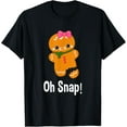 thumbnail image 1 of Funny Christmas Gingerbread Man Oh Snap Sweater Women T-Shirt Shirts, 1 of 3