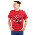 thumbnail image 1 of Funny Christmas How Good Santa Plus Size Crewneck Graphic Tee Shirt Brisco Brands 3X, 1 of 5