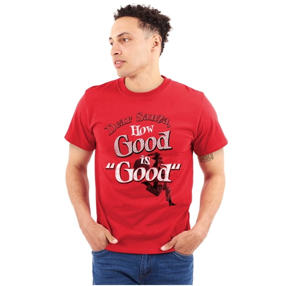 Funny Christmas How Good Santa Plus Size Crewneck Graphic Tee Shirt Brisco Brands 3X
