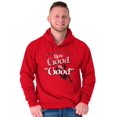 thumbnail image 1 of Funny Christmas How Good Santa Unisex Plus Fleece Graphic Hoodie Brisco Brands 2X, 1 of 5