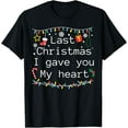 thumbnail image 1 of Funny Christmas Last Christmas I Gave You My Heart T-Shirt Shirts, 1 of 3