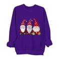 thumbnail image 1 of Funny Christmas Light and Gnome Graphic Sweatshirt for Women Long Sleeve Crewneck Pullover Holiday Party Top Casual Merry Xmas Sweater with Festive Print for Seasonal Celebrations, 1 of 6