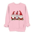 thumbnail image 1 of Funny Christmas Light and Gnome Graphic Sweatshirt for Women Long Sleeve Crewneck Pullover Holiday Party Top Casual Merry Xmas Sweater with Festive Print for Seasonal Celebrations, 1 of 6
