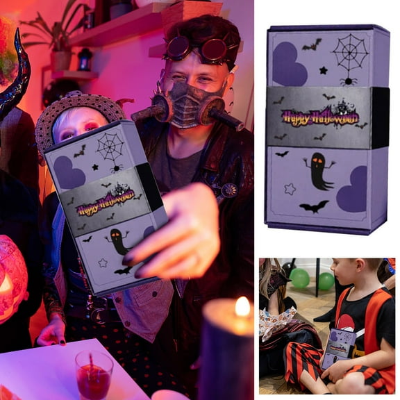 Funny Christmas Money Gift Box Surprise Gift Boxs Explosion Folding Bouncing Gift Box Money New year Christmas Game