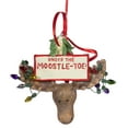 thumbnail image 1 of Funny Christmas Ornament- Moose head w/ Under The Moostle-Toe Sign, 1 of 1
