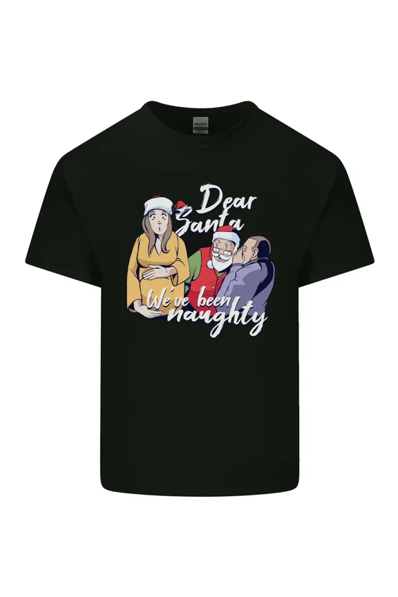 Funny Christmas Pregnancy Announcement Baby Bump Gift Unisex T-Shirt, up to Size 5XL