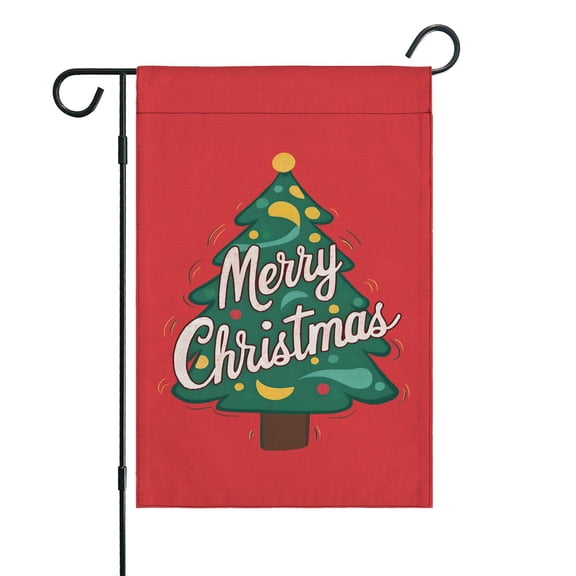 Funny Christmas Red Christmas Garden Flag Double Sided Yard Flag for Garden Lawn Christmas Autumn Thanksgiving Christmas 12.5x18inch