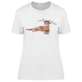 thumbnail image 1 of Funny Christmas Rudolph Cat T-Shirt Women -Image by Shutterstock, Female XX-Large, 1 of 2