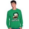 thumbnail image 1 of Funny Christmas Santa Bear Pun Long Sleeve TShirt Men Women Brisco Brands S, 1 of 6