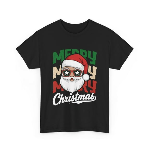 Funny Christmas Santa Claus T-Shirt – Festive Holiday Graphic Tee – Merry Christmas Party Shirt