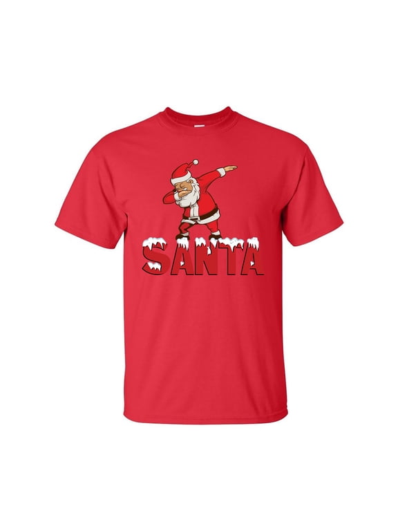Funny Christmas Santa Claus T-Shirt Santa Dab Dance Tee Shirt