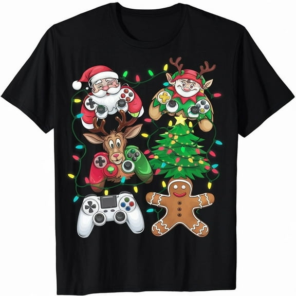 Funny Christmas Shirt for Men – Festive Holiday Graphic Tee, Humorous and Cool Xmas T-Shirt Gift