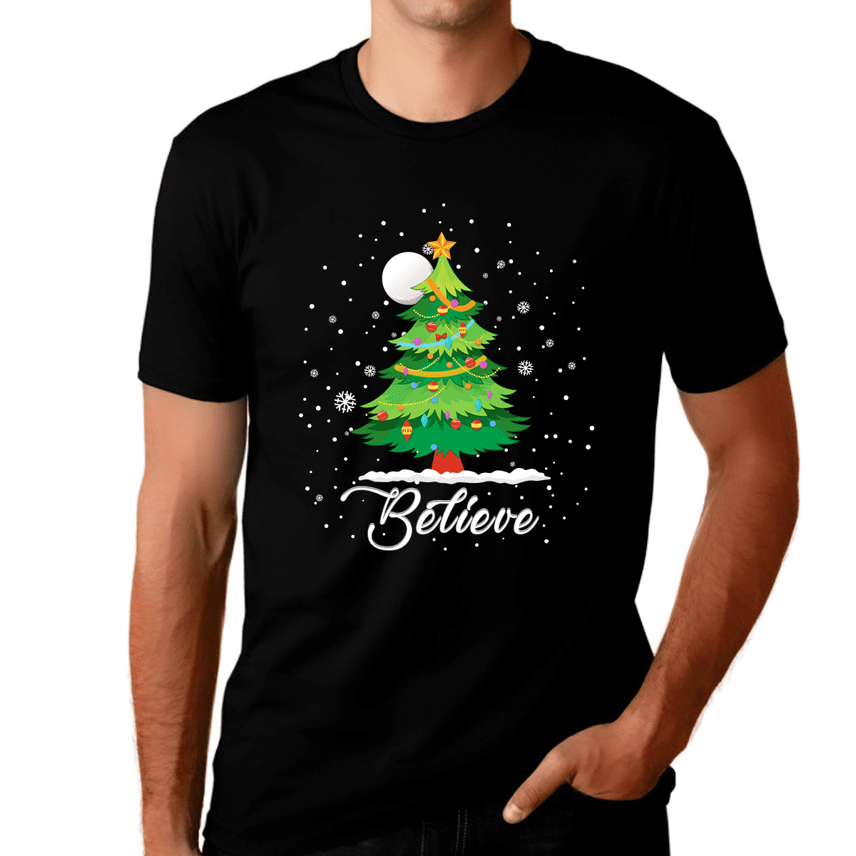 Funny Christmas Shirts for Men Matching Christmas Clothes for Men  Chriistmas Tree Xmas Shirt - Walmart.com