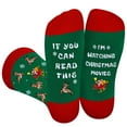 thumbnail image 1 of Funny Christmas Movie Socks for Men Women Teenage Boys Dad - Novelty Fun Funky Happy Odd Socks - Xmas Secret Santa Claus Gifts Presents Ideas Christmas Eve Box Stocking Fillers for Adults, 1 of 7