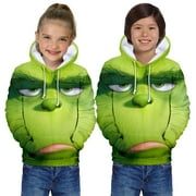 Funny Christmas Sweater For Boys and Girls,The 3D Hoodie-Angry Pattern-qdh