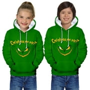 Funny Christmas Sweater For Boys and Girls,The 3D Hoodie-Funny -Christmas You Say Pattern-yxq