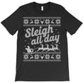 thumbnail image 1 of Funny Christmas Sweater Saint Nicholas Sleigh All Day Themed Holiday Graphic Fun G34258 Unisex T-Shirt, Up to Size 5XL, 1 of 2