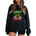 thumbnail image 1 of Funny Christmas Sweatshirt Crewneck 2025 Xmas Gifts Casual Long Sleeve Pullover Black XL, 1 of 3