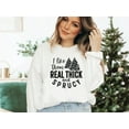 thumbnail image 1 of Funny Christmas Sweatshirt I Like Them Thick and Sprucy Christmas Sweatshirt, 1 of 5