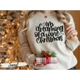 thumbnail image 1 of Funny Christmas Sweatshirt, I'm Dreaming of a Wine Christmas, Ugly Christmas Shirt, 1 of 9