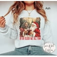 thumbnail image 1 of Funny Christmas Sweatshirt In Da Clerb Shirt Cute Santa Shirt Ugly Christmas Party Sweater, 1 of 5