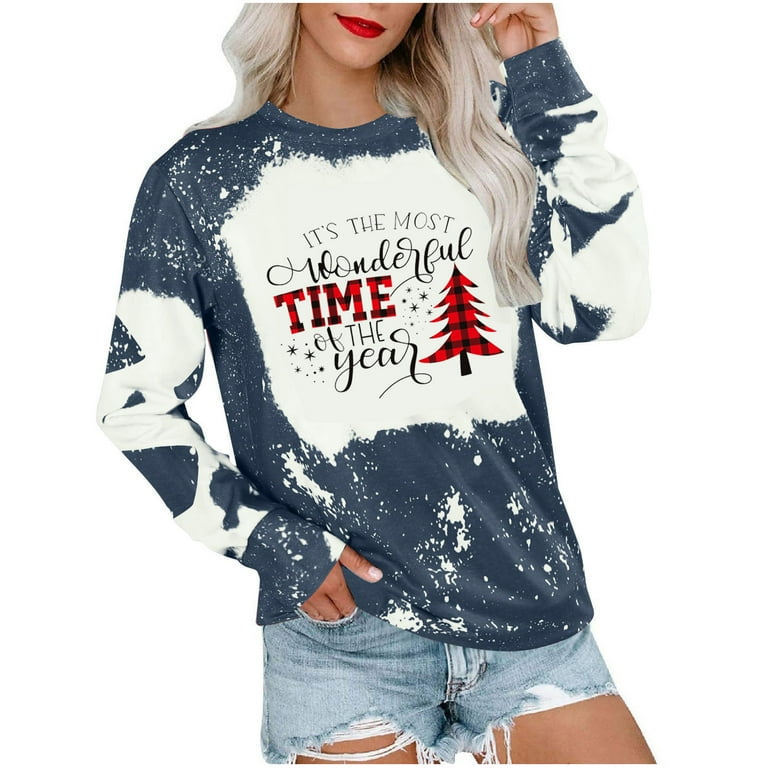 Womens bleached sweatshirt hotsell