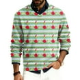 thumbnail image 1 of Funny Christmas T Shirts Ugly Sweater Christmas Men Light Green M, 1 of 4