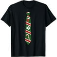 thumbnail image 1 of Funny Christmas Tie T-Shirt - Holiday Tuxedo Fun Tee Design, 1 of 5