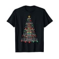 thumbnail image 1 of Funny Christmas Tree Disc Golf T-Shirt for Golfer Enthusiasts, 1 of 5