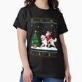 thumbnail image 1 of Funny Christmas Tree Lights Funny St. Nick Riding Great Pyrenees G4997 Unisex T-Shirt, Up to Size 5XL, 1 of 2