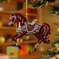 thumbnail image 1 of Funny Christmas Tree Pendant, Wuztai Festive Party Decoration Novelty Ornament, Light-Up Dog Figurine for Holiday Tree Home Office Gift, Brown, 1 of 1