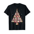 thumbnail image 1 of Funny Christmas Tree X-mas Lights Santa T-Shirt for Men Women Cotton Summer Top Tee, 1 of 3