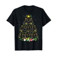 thumbnail image 1 of Funny Christmas Trombone Player Xmas Tree Music Lover Santa T-Shirt, 1 of 5