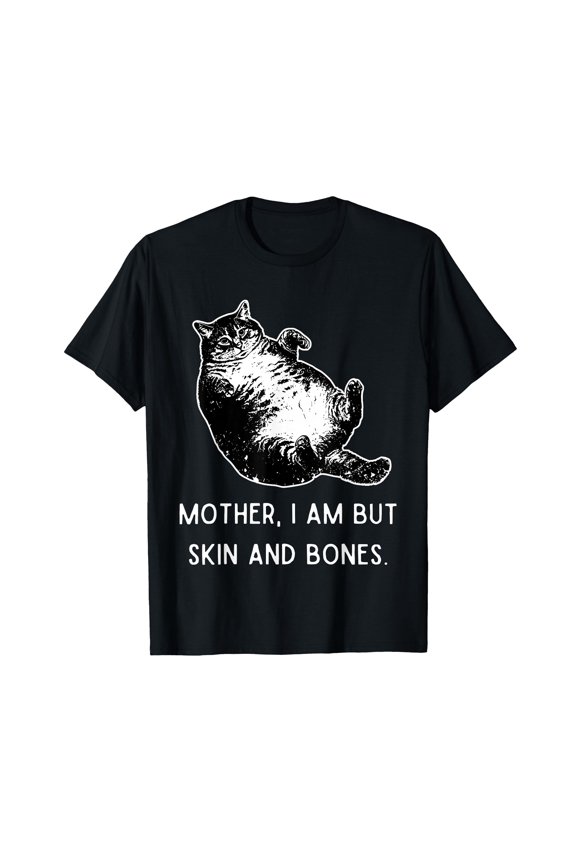 Funny Chubby Cat Graphic T-Shirt for Cat Lovers and Humor Enthusiasts