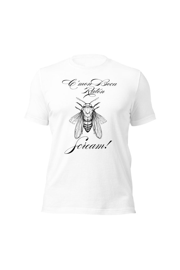 Funny Cicada Invasion Boca Raton, Funny Florida Shirts (White, 3XL)