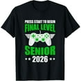 thumbnail image 1 of Funny Class Of 2026 Gamer Senior 2026 Designs For Men Women T-Shirt, 1 of 4
