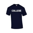 thumbnail image 1 of Funny Classic Animal House College Adult Graphic Short Sleeve T-shirt-4xl Navy, 1 of 4