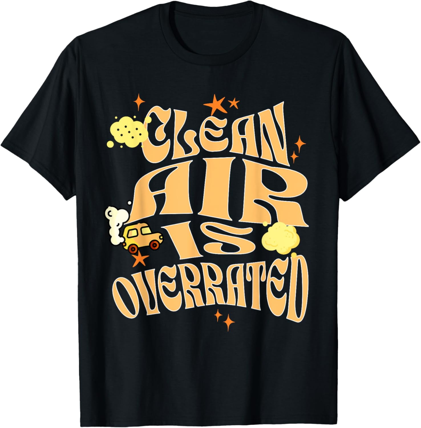 Funny Clean Air Pollution Tee Ozone Level Smog Warning TShirt men and